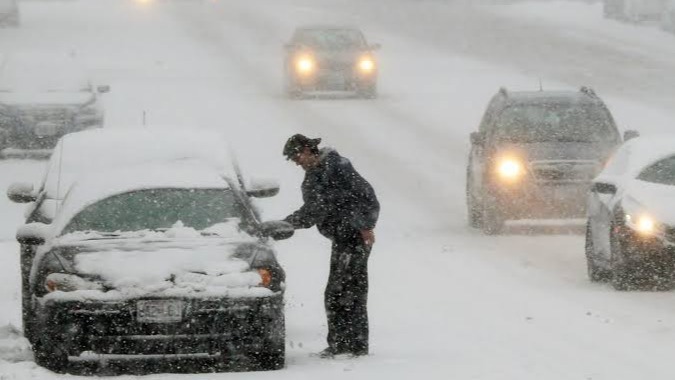 blizzard , US, New York, National Weather Service  , Covid