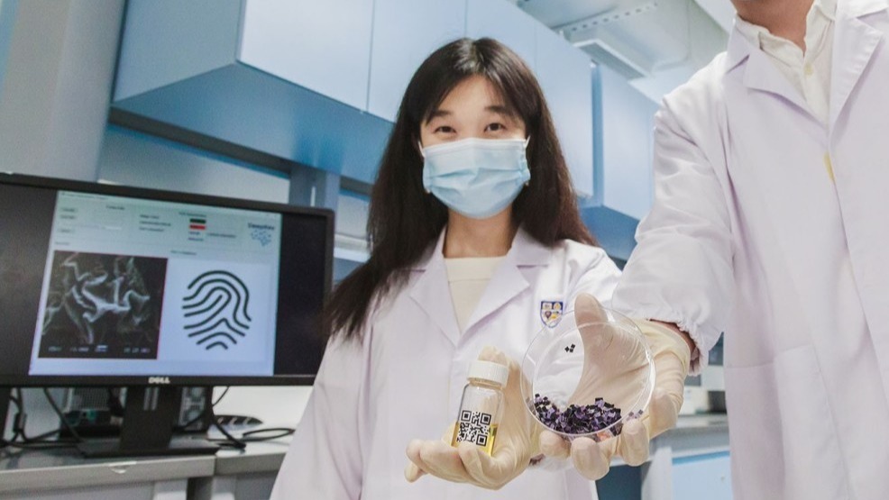 National University of Singapore , PUF-based anti-counterfeiting tags, medicine,  jewelry,   physical science, environmental conditions