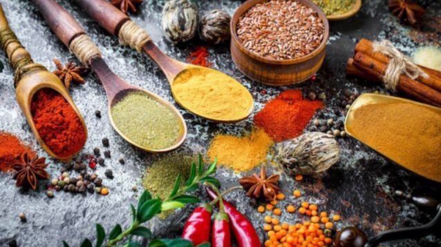 spices, meals proteins , plant, plant microfossils,  Humans