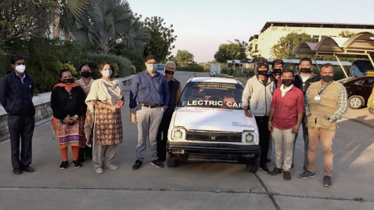 Electric Car Gujarat, First Electric Car Gujarat, Top University of Gujarat, Best Electrical College of Gujarat, Top Electrical College of Gujarat, C U Shah University