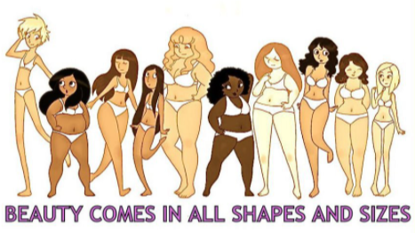 shapes , Beauty is past shape & length , being imperfect and unavoidably, Be natural, being imperfect