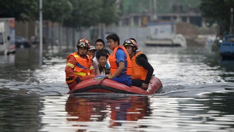 Zhengzhou, Heavy Rains, China , Liberation Army , flooded