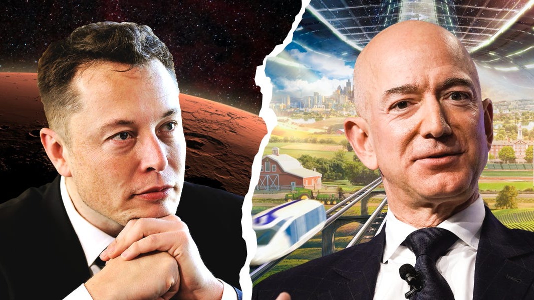 Jeff Bezos, SpaceX, NASA, Elon Musk,  space agency
