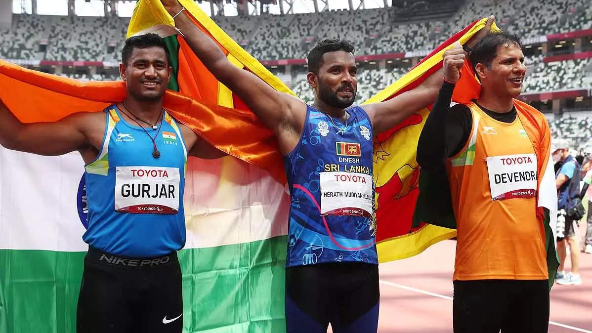 Tokyo,  Sundar Singh Gurjar ,  Indian Athletes, Medals ,  Paralympics